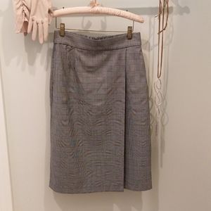 Uniqlo Plaid Dog Tooth Skirt